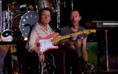 Michael J. Fox Se Une A Coldplay En El Festival De Glastonbury